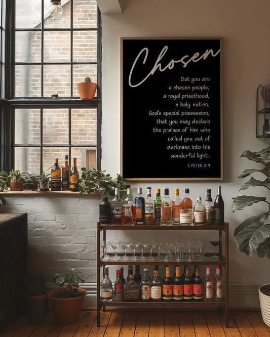 Chosen: 1 Peter 2:9 Scripture Art