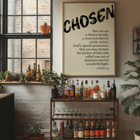 Chosen: Brushstroke Scripture Art
