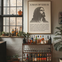 A Man of God: Ivory Line Portrait