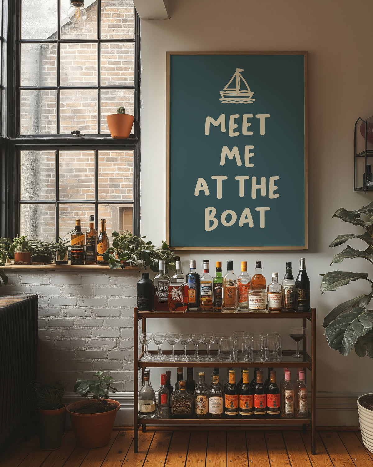 Meet Me at the Boat, Sailboat Icon