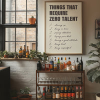 Things That Require Zero Talent