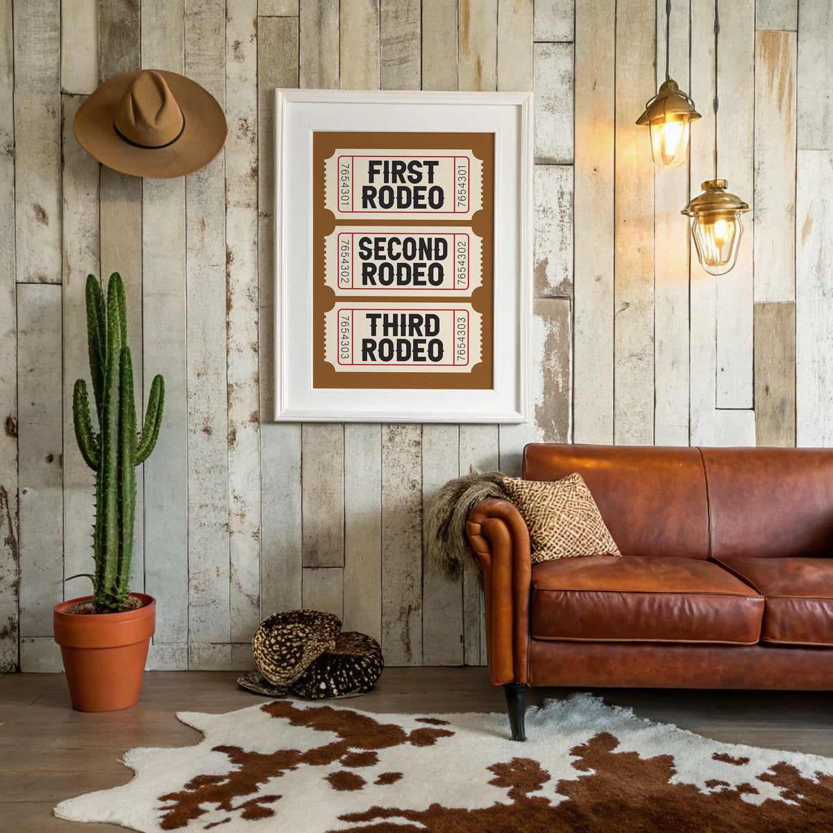 First, Second, Third Rodeo, Western Serif