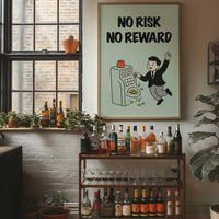 No Risk No Reward Slot Machine Art