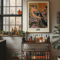 Jay Among the Wildflowers