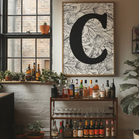 Botanical Letter C Monogram