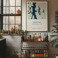 Seattle City Map Print