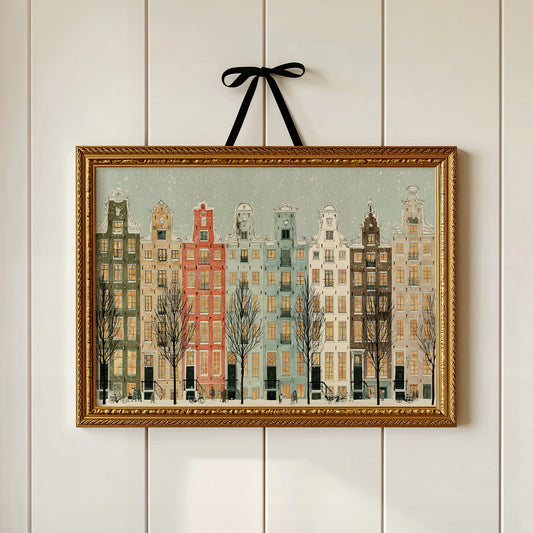 Amsterdam Gables in Snow