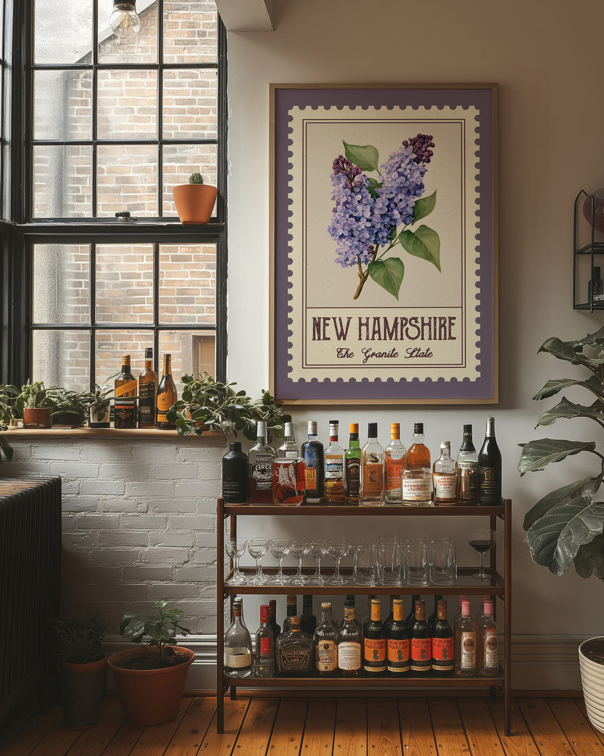Lilacs Soften the Granite State