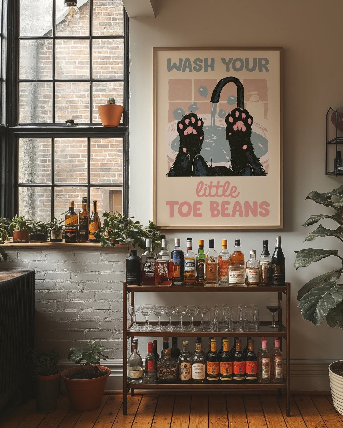 Hygiene Reminder, Paws Up Edition