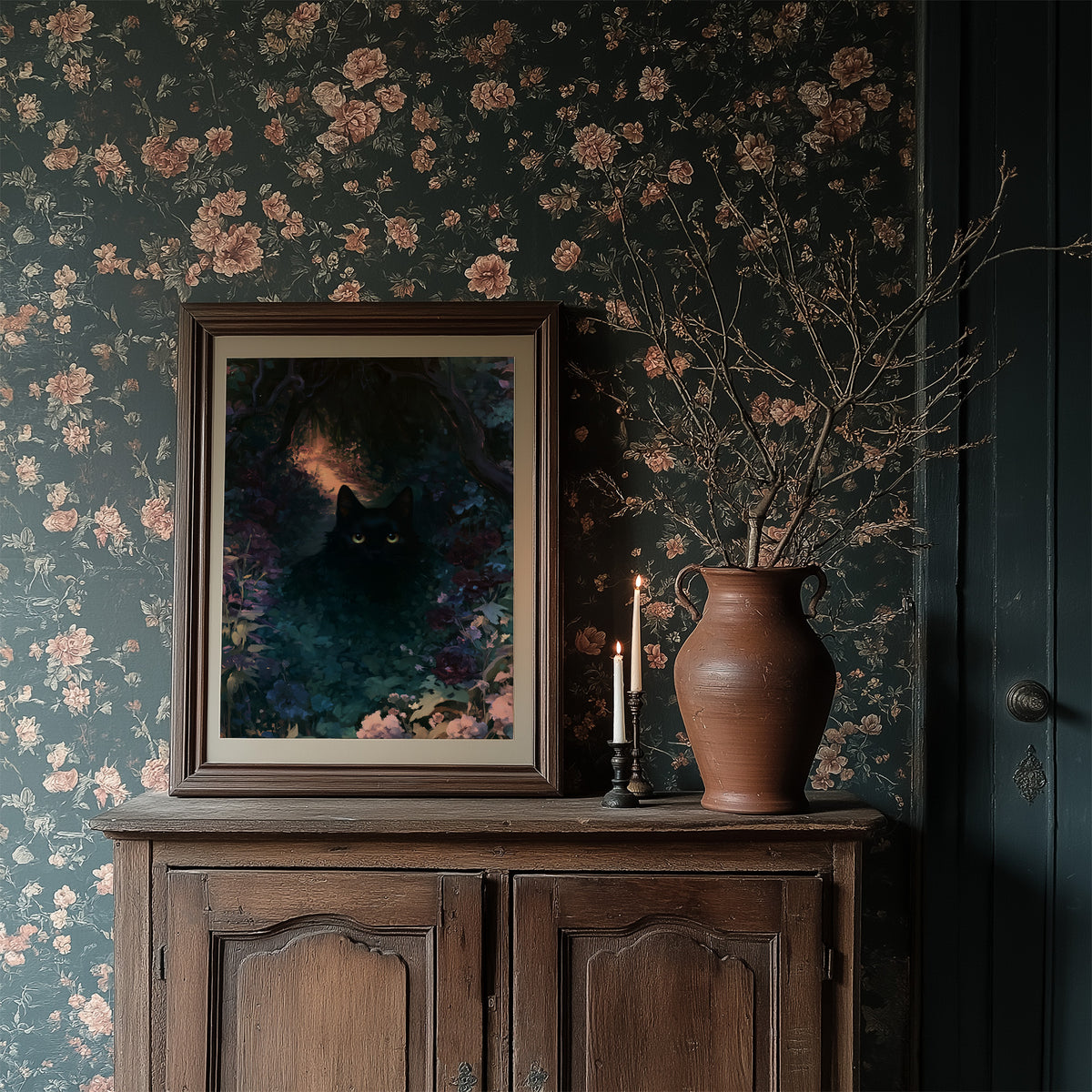 Lurking, But Make It Floral