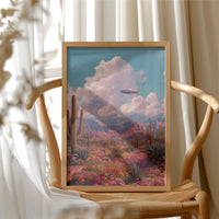 Desert Bloom Beneath Strange Skies