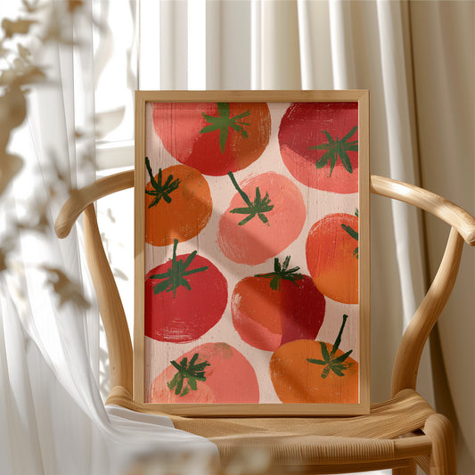 Tomatoes in Sunwashed Rhythm