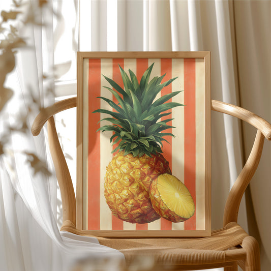 Golden Slice in Summer Stripes