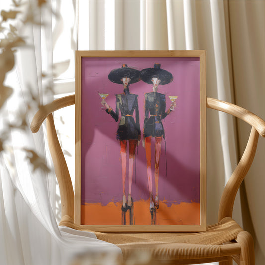 Midnight Toast in Magenta