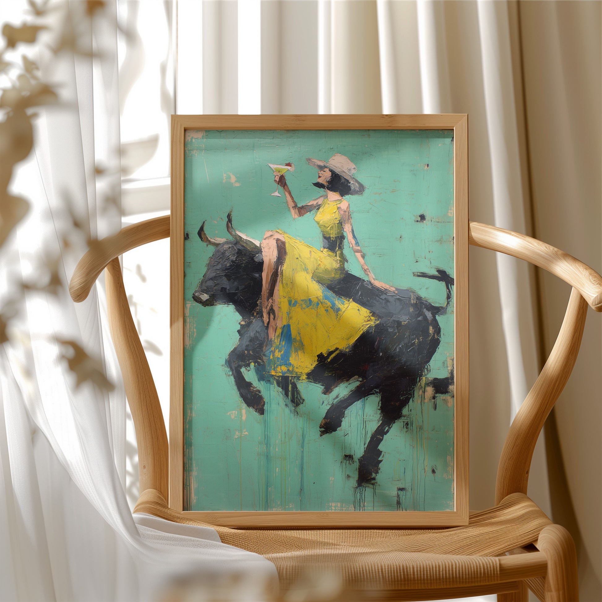Champagne Ride in Turquoise
