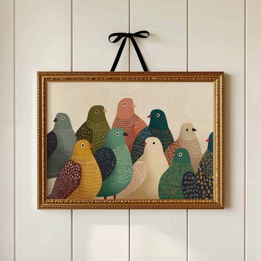 Gathered in Gentle Colors