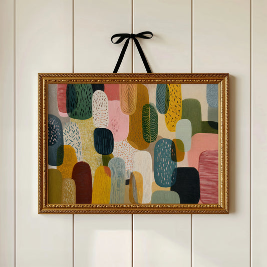 Layered Forms in Warm Light