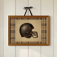 Vintage Gridiron Helmet Study