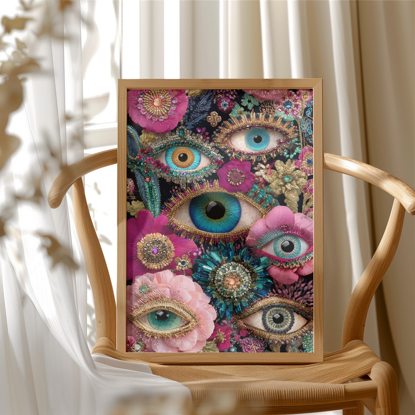 Gilded Eyes in Bloom