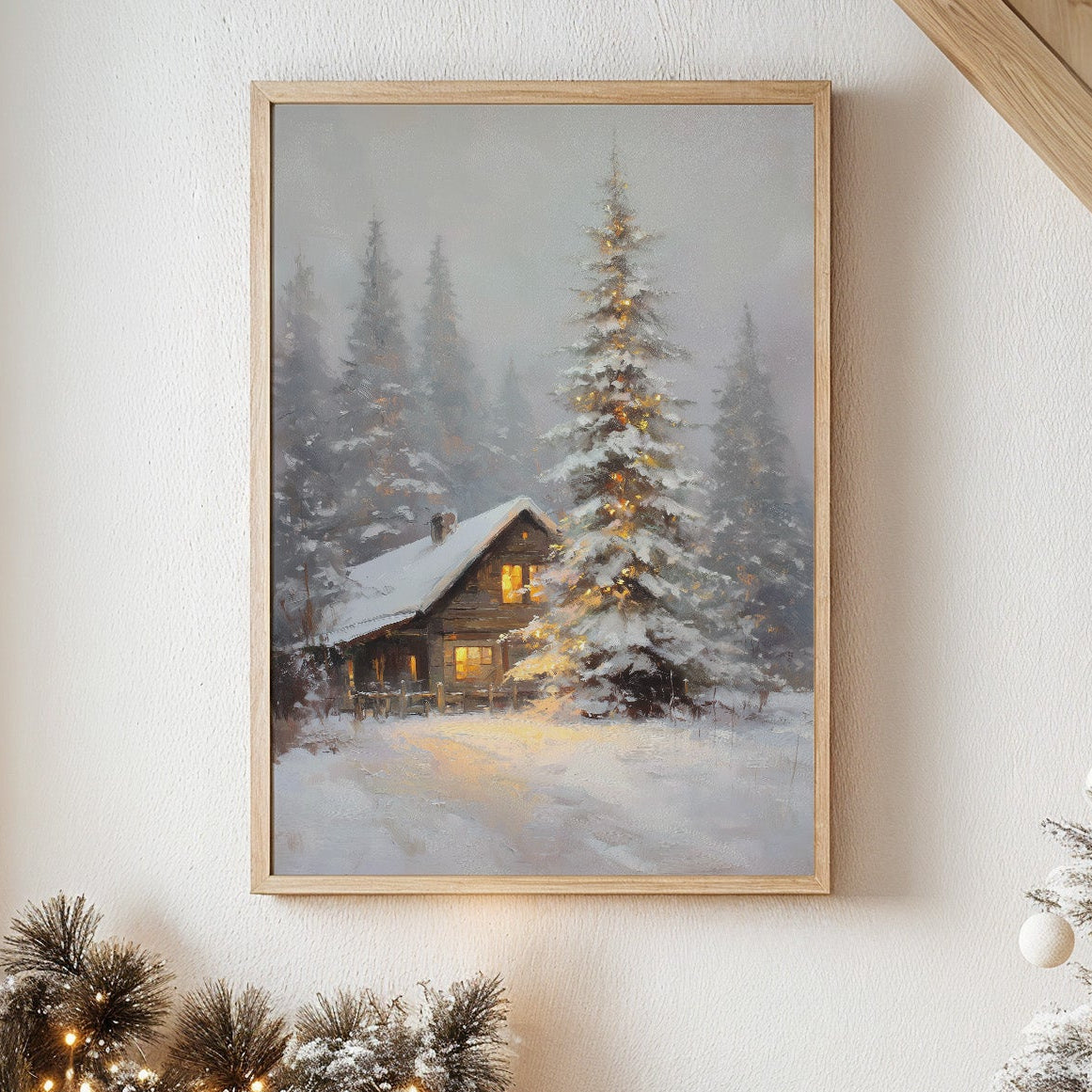 Lantern Light in Quiet Pines