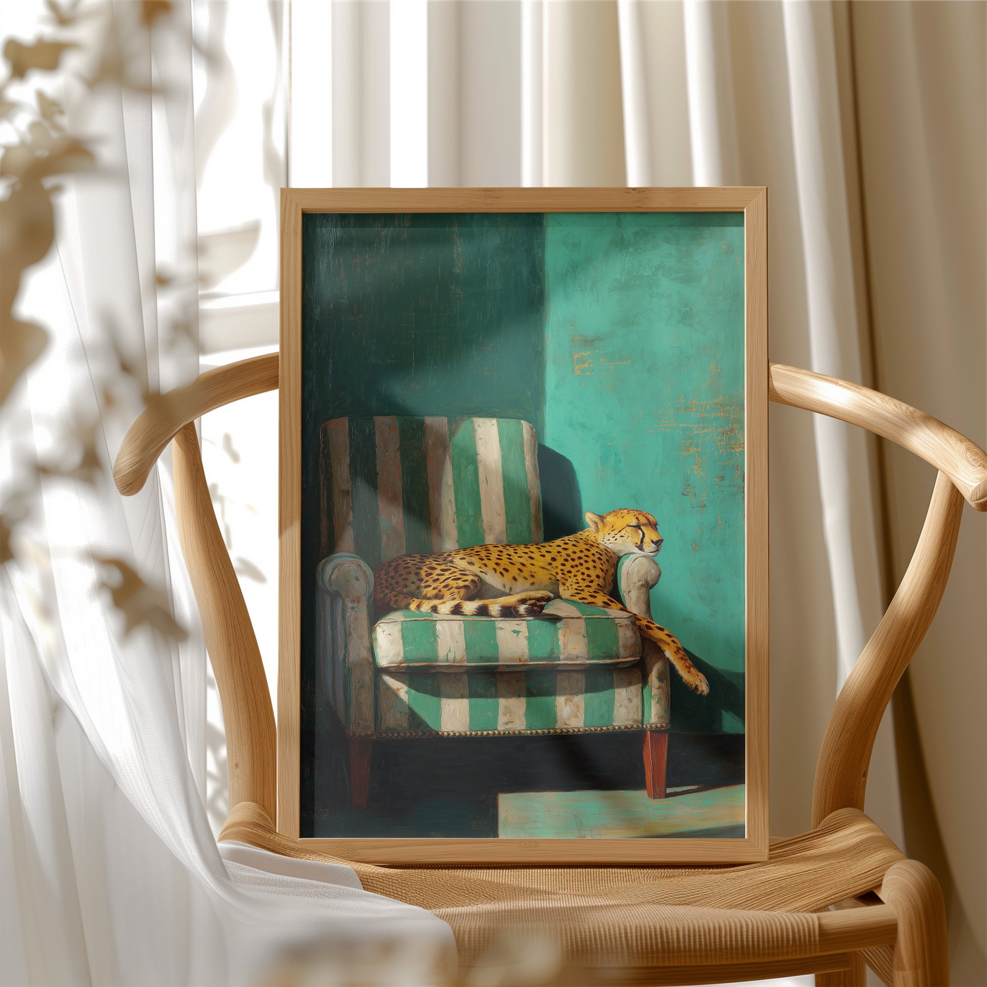 Resting Royalty in Emerald Light