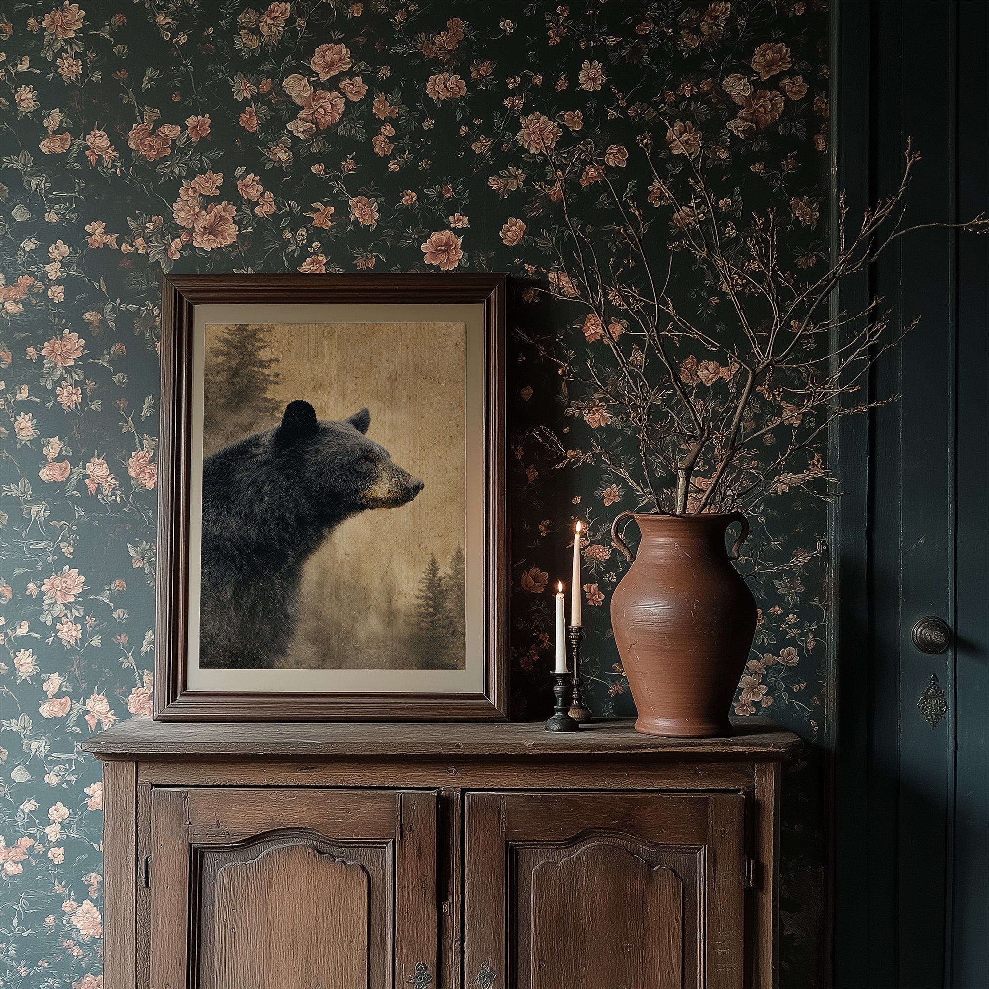 Silent Watch of the Forest Bear
