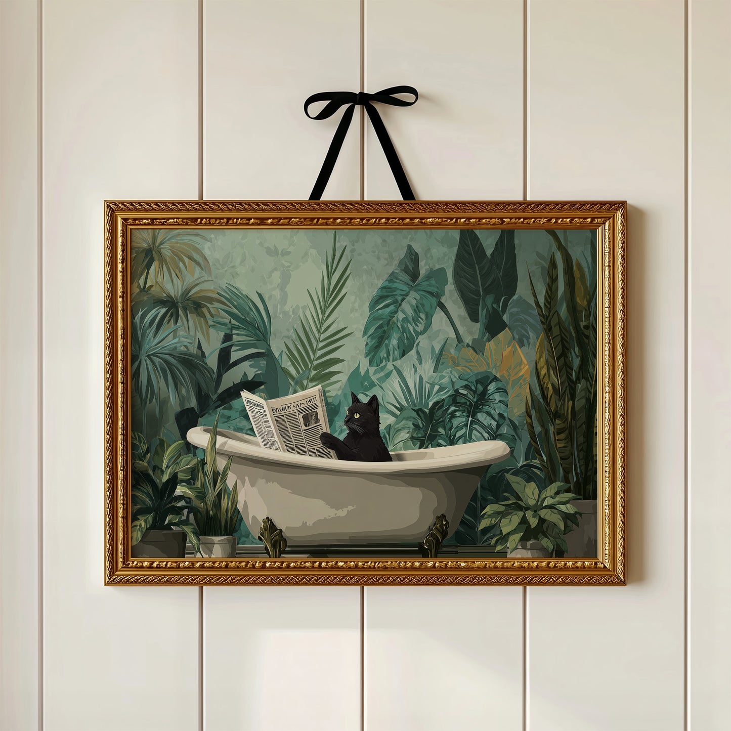 Morning News in the Jungle Bath