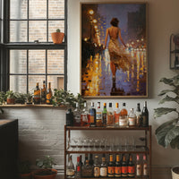 She Walks in City Light