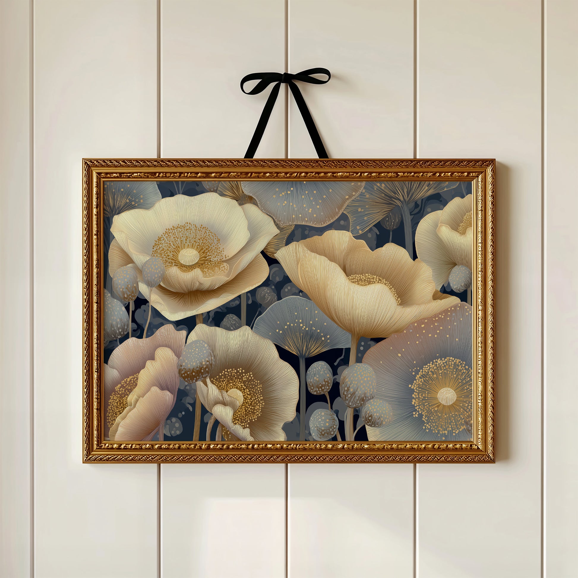 Midnight Garden in Gold