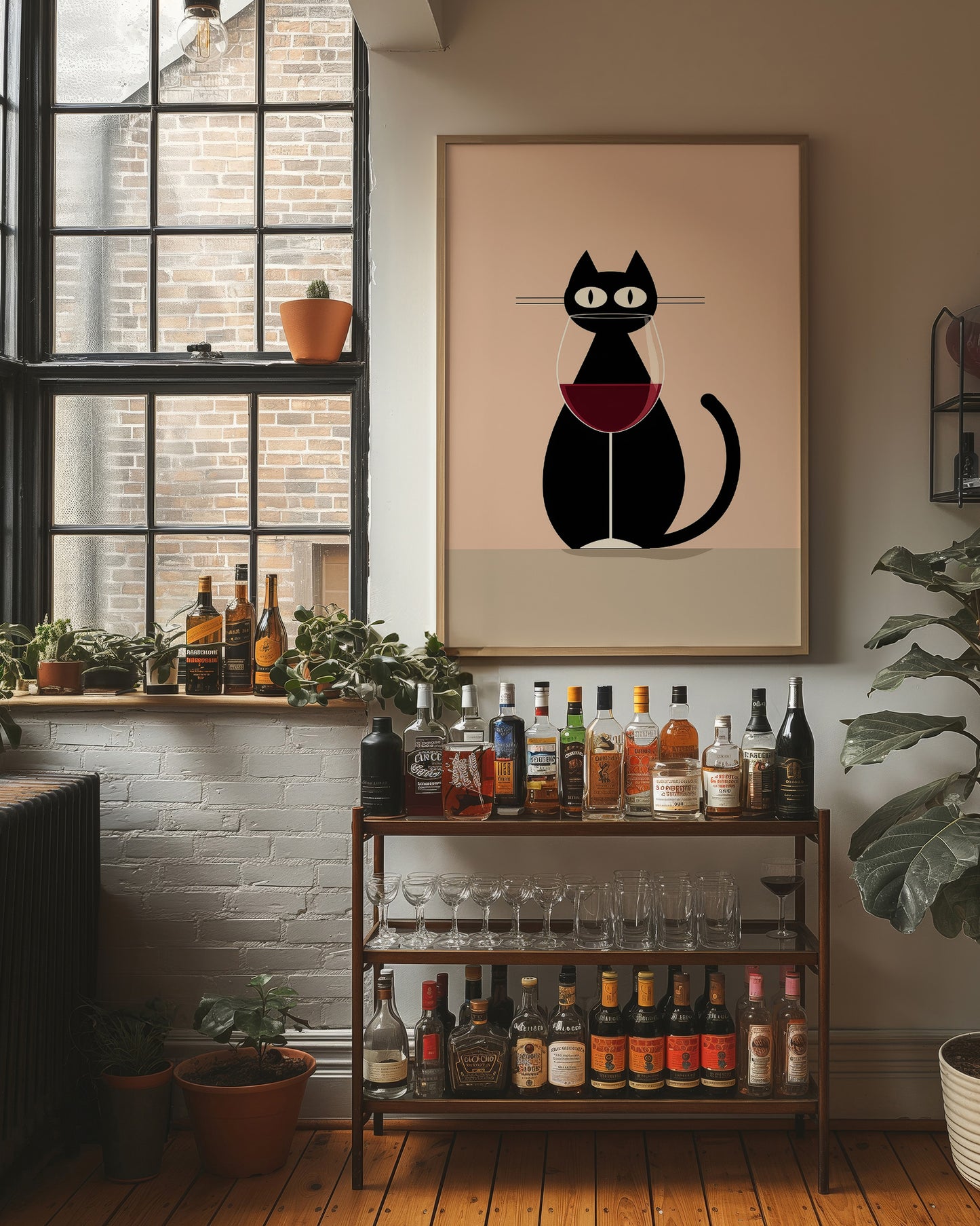 Midnight Sip with Whiskers