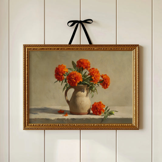 Marigolds in Quiet Light