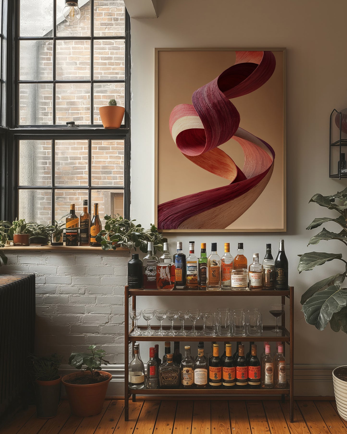 Ribbon Form In Quiet Motion