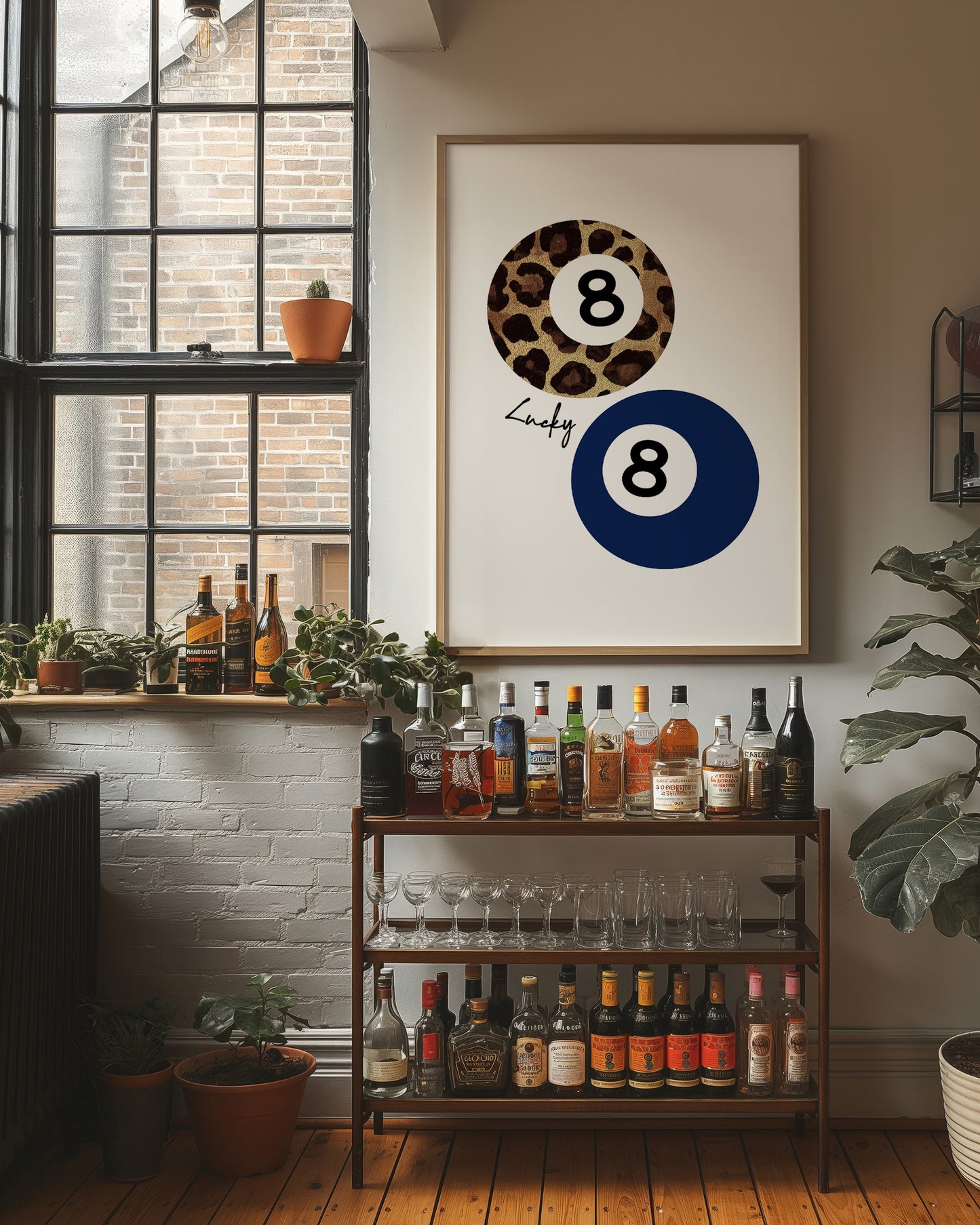 Lucky Eight in Leopard