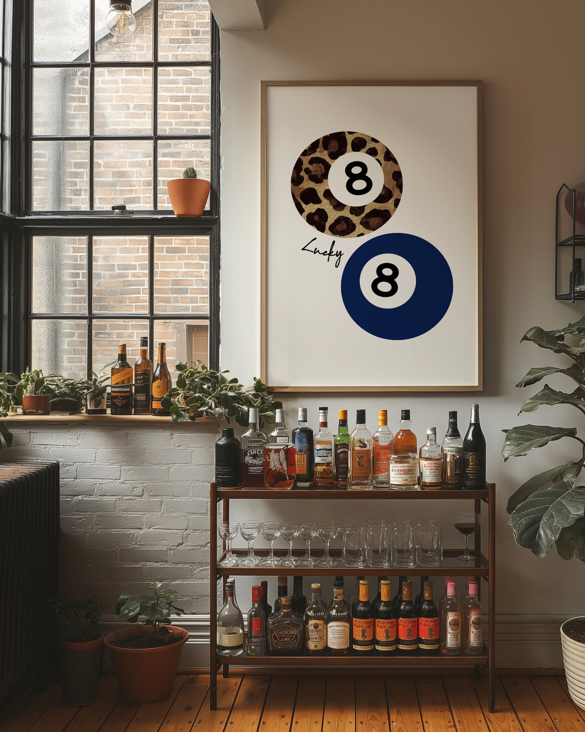 Lucky Eight in Leopard