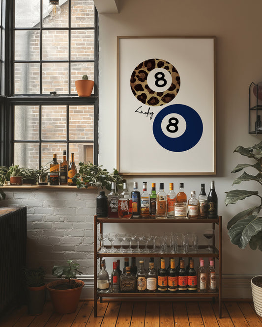 Lucky Eight in Leopard