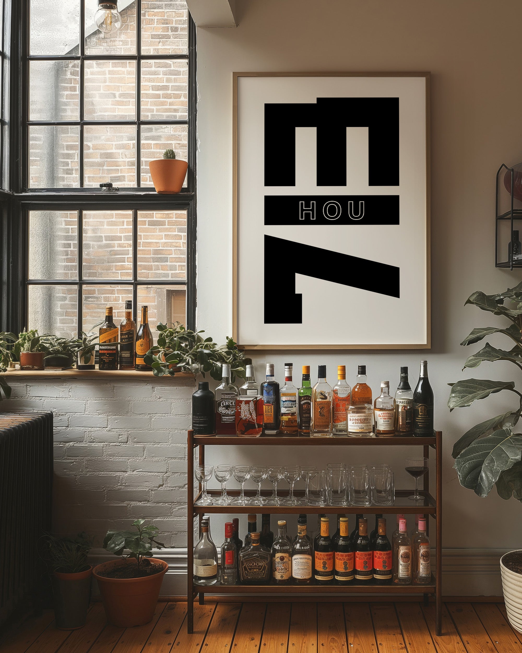 Modern M House Number Seven