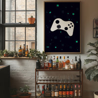 Minimal Gamer Controller Art