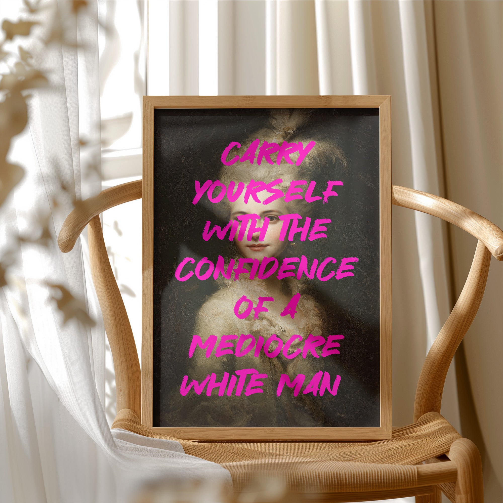 Carry Yourself With Confidence Art Print