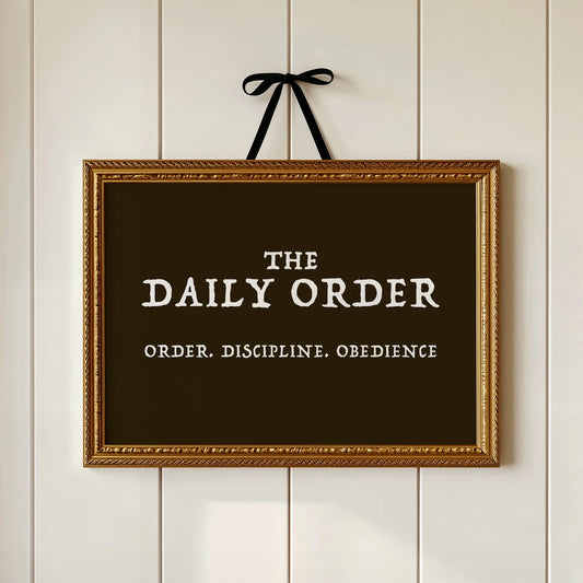 The Daily Order