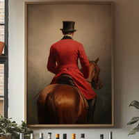 Rider in Scarlet Silence