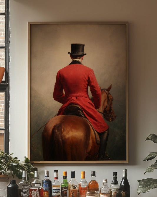 Rider in Scarlet Silence