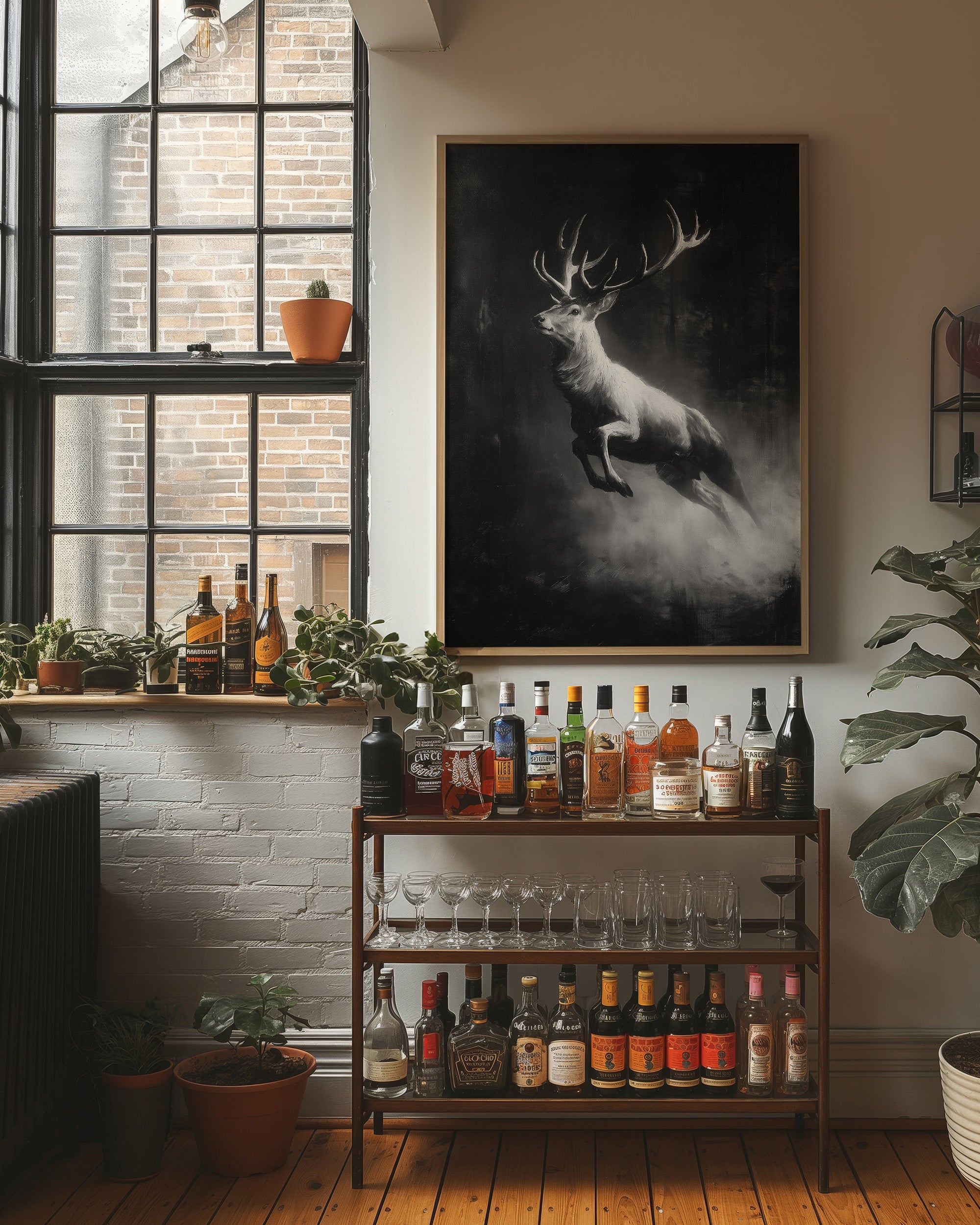 Antlers Through the Midnight Fog