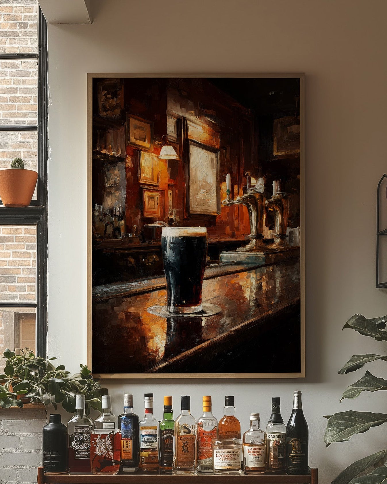 Pint in Golden Light