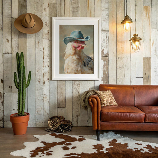 Blue Brim Barn Queen