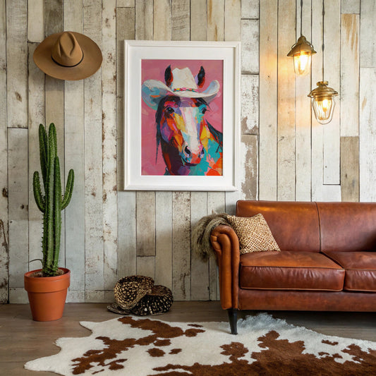 Neon Cowgirl In Bloom