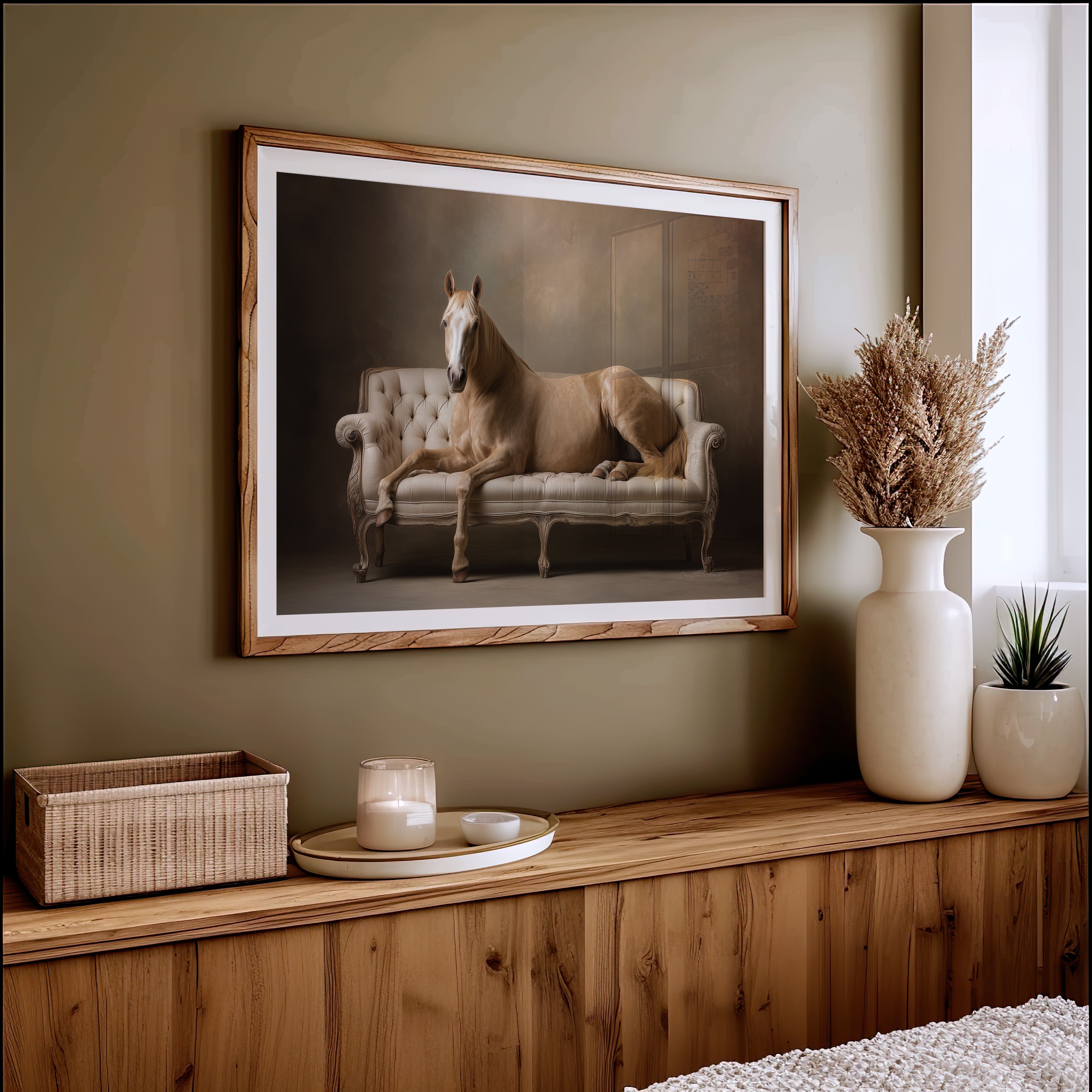 Golden Reverie Reclined