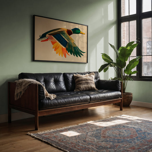 Mallard in Midair