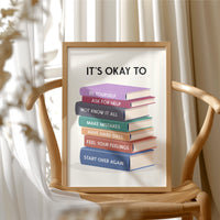 Its Okay To Stack Of Books