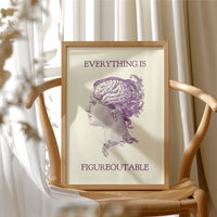 Everything Is Figureoutable Vintage Mind Quote Print