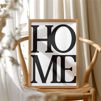 Bold Serif Home Typography Print